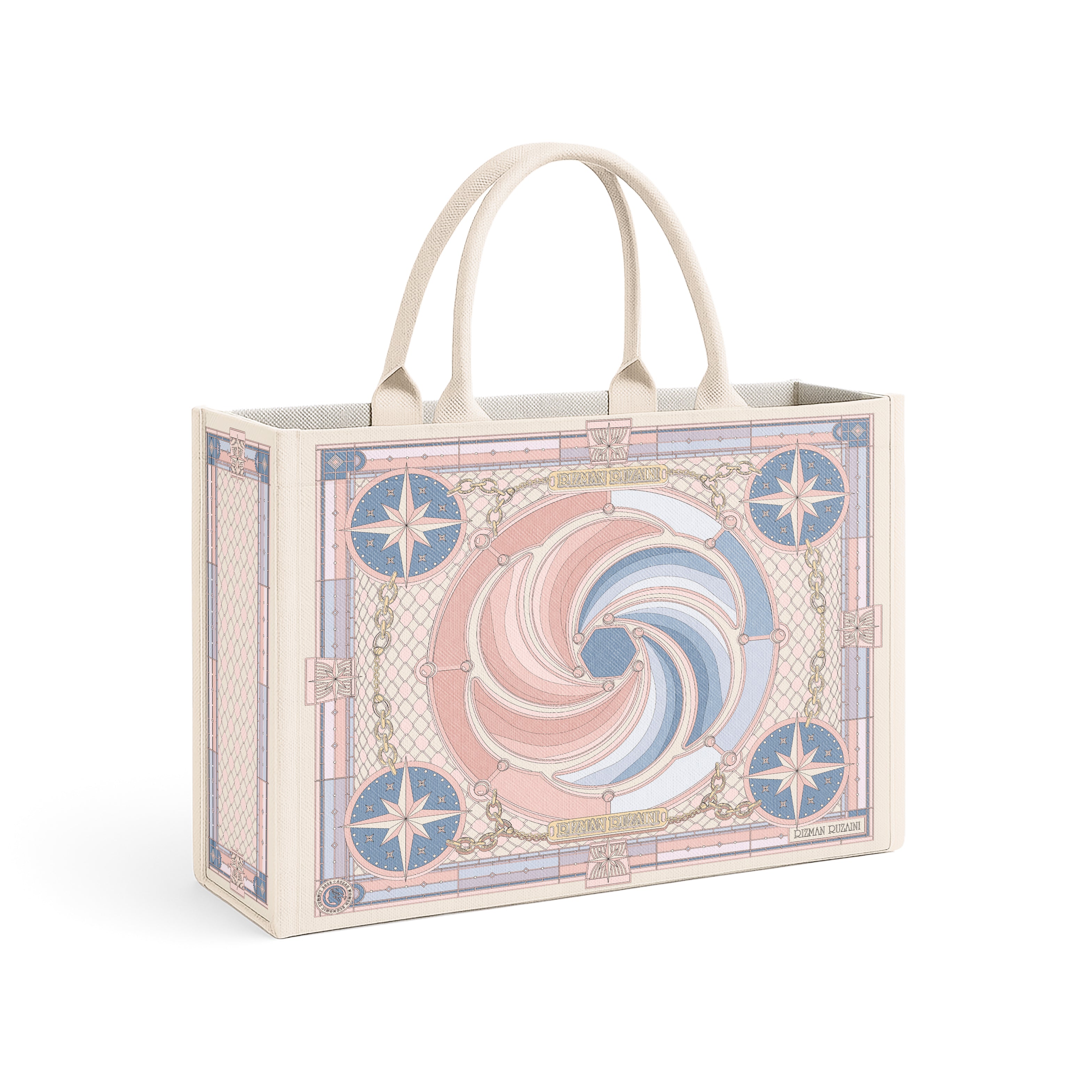 Basic Tote Mini Rizman Ruzaini Rizman Ruzaini x AWES 2025 Signature Canvas Tote - Limited Edition (Bl ...