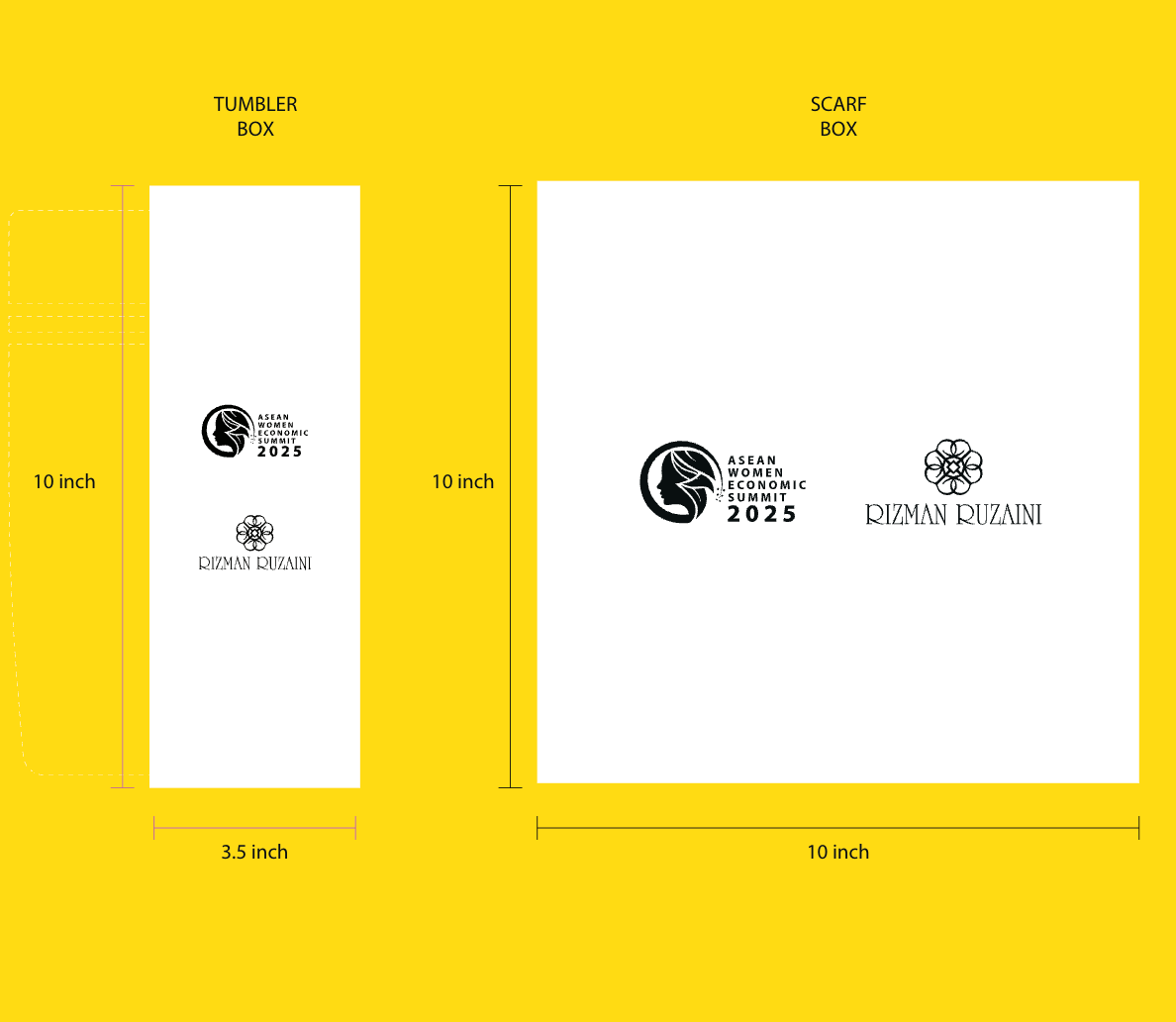 Rizman Ruzaini x AWES 2025 Signature Silk Scarf - Limited Edition (Pink/Blush)